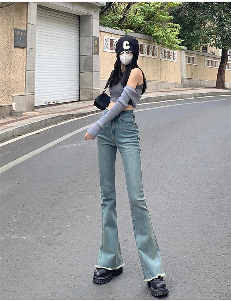 new spring autumn cotton Fashion casual stretch brand tall female women girls high waist flare jeans
new spring autumn cotton Fashion casual stretch brand tall female women girls high waist flare jeans