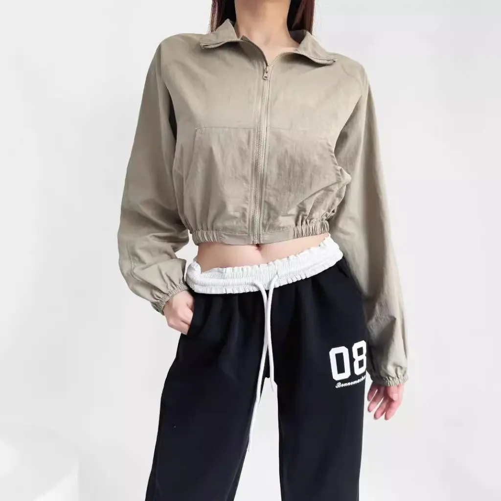 Women's Outdoor Casual Jacket Coat Loose Drawstring Short Cardigan Top Autumn American Style Hot Girl
Women's Outdoor Casual Jacket Coat Loose Drawstring Short Cardigan Top Autumn American Style Hot Girl