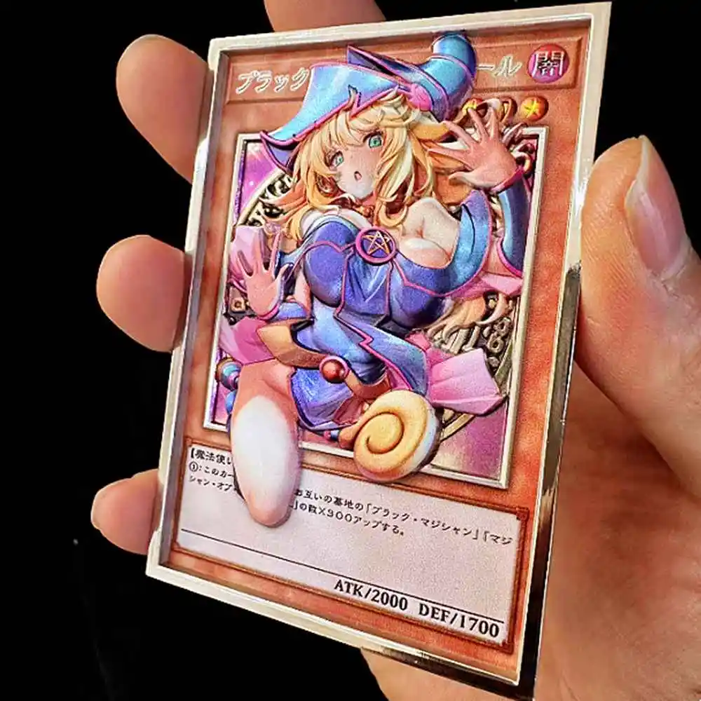 Yugioh Cards 3D Metal Yu Gi Oh Letters Gold Silver Tcg Dark Magician Blue Eyes White Dragon Anime Card Board Game Kids Toys Gift
Yugioh Cards 3D Metal Yu Gi Oh Letters Gold Silver Tcg Dark Magician Blue Eyes White Dragon Anime Card Board Game Kids Toys Gift