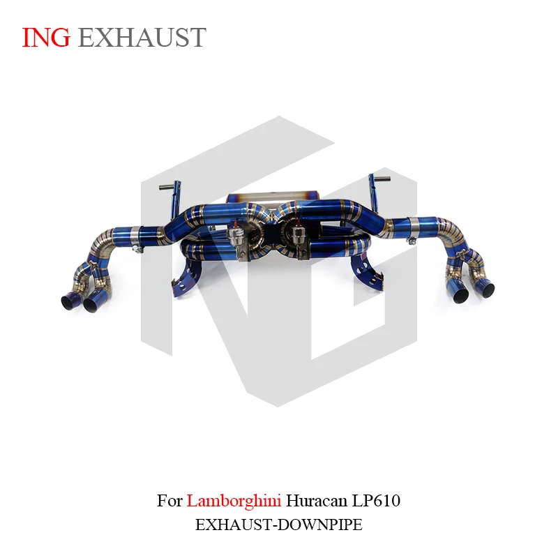 ING Titanium Alloy Valve Catback for Lamborghini Huracan LP580 LP610 5.2L V10 Vacuum Muffler Pipe Performance Exhaust System
ING Titanium Alloy Valve Catback for Lamborghini Huracan LP580 LP610 5.2L V10 Vacuum Muffler Pipe Performance Exhaust System