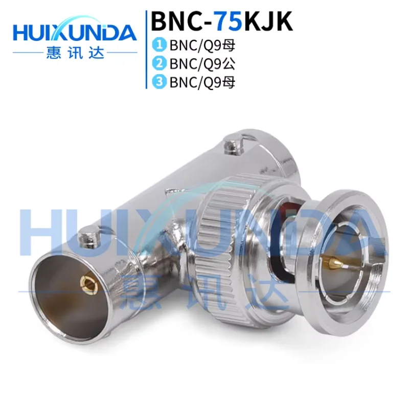 BNC-75KJK BNC75 European tee head Q9 one revolution two female, surveillance video head Q9-KJK connector
BNC-75KJK BNC75 European tee head Q9 one revolution two female, surveillance video head Q9-KJK connector