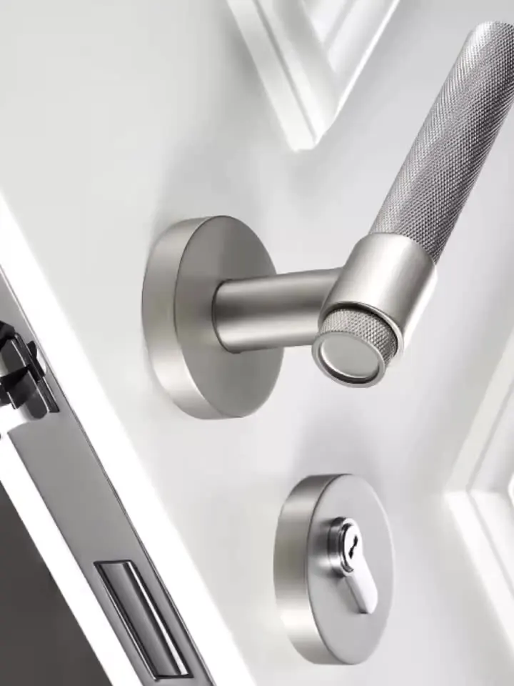 Dooroom Brass Door Lock Set Modern Silver Matt Brushed Nickel Interior Bedroom Bathroom Double Wood Door Lever Set Dummy Handle
Dooroom Brass Door Lock Set Modern Silver Matt Brushed Nickel Interior Bedroom Bathroom Double Wood Door Lever Set Dummy Handle