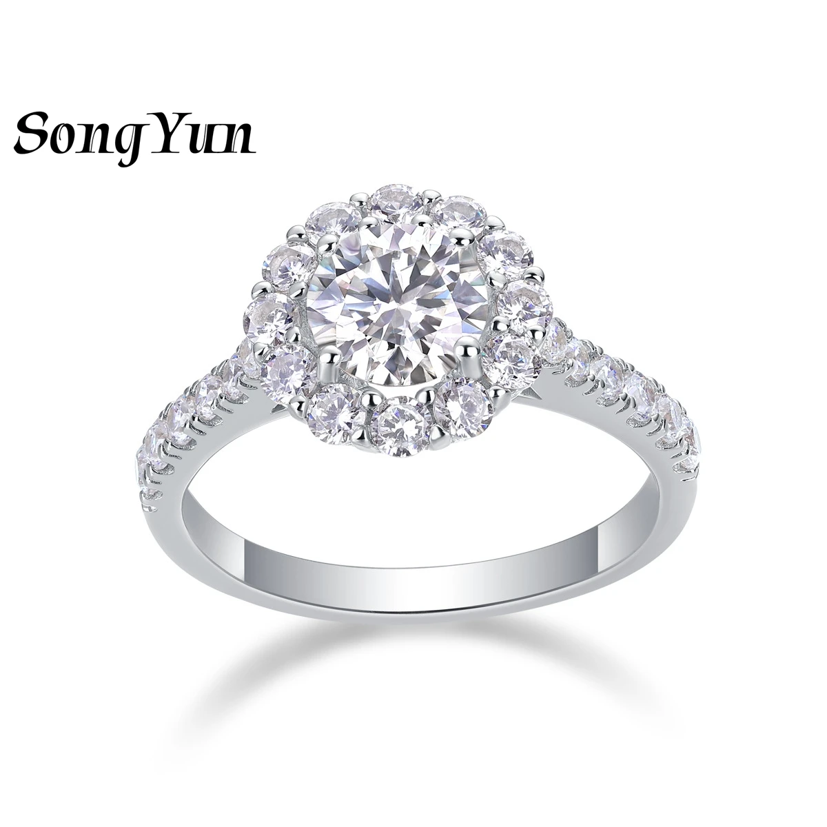 SONGYUN Brand Jewelry 925 Sterling Silver Ring Moissanite Diamond Glamorous Ring for Women 18K Gold Plated SYT Patent Rings
SONGYUN Brand Jewelry 925 Sterling Silver Ring Moissanite Diamond Glamorous Ring for Women 18K Gold Plated SYT Patent Rings