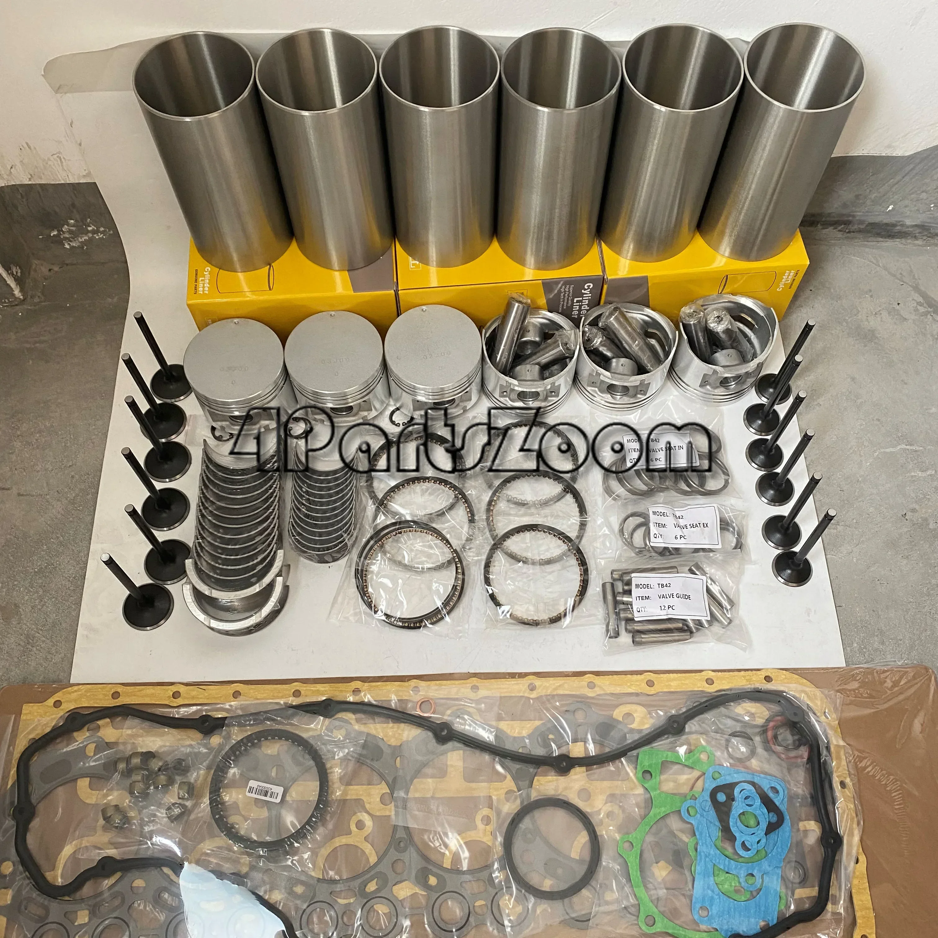 TB42 Overhaul Rebuild Kit for Nissan Engine KOMATSU FG50-7 FG60-7 Forklift Parts
TB42 Overhaul Rebuild Kit for Nissan Engine KOMATSU FG50-7 FG60-7 Forklift Parts