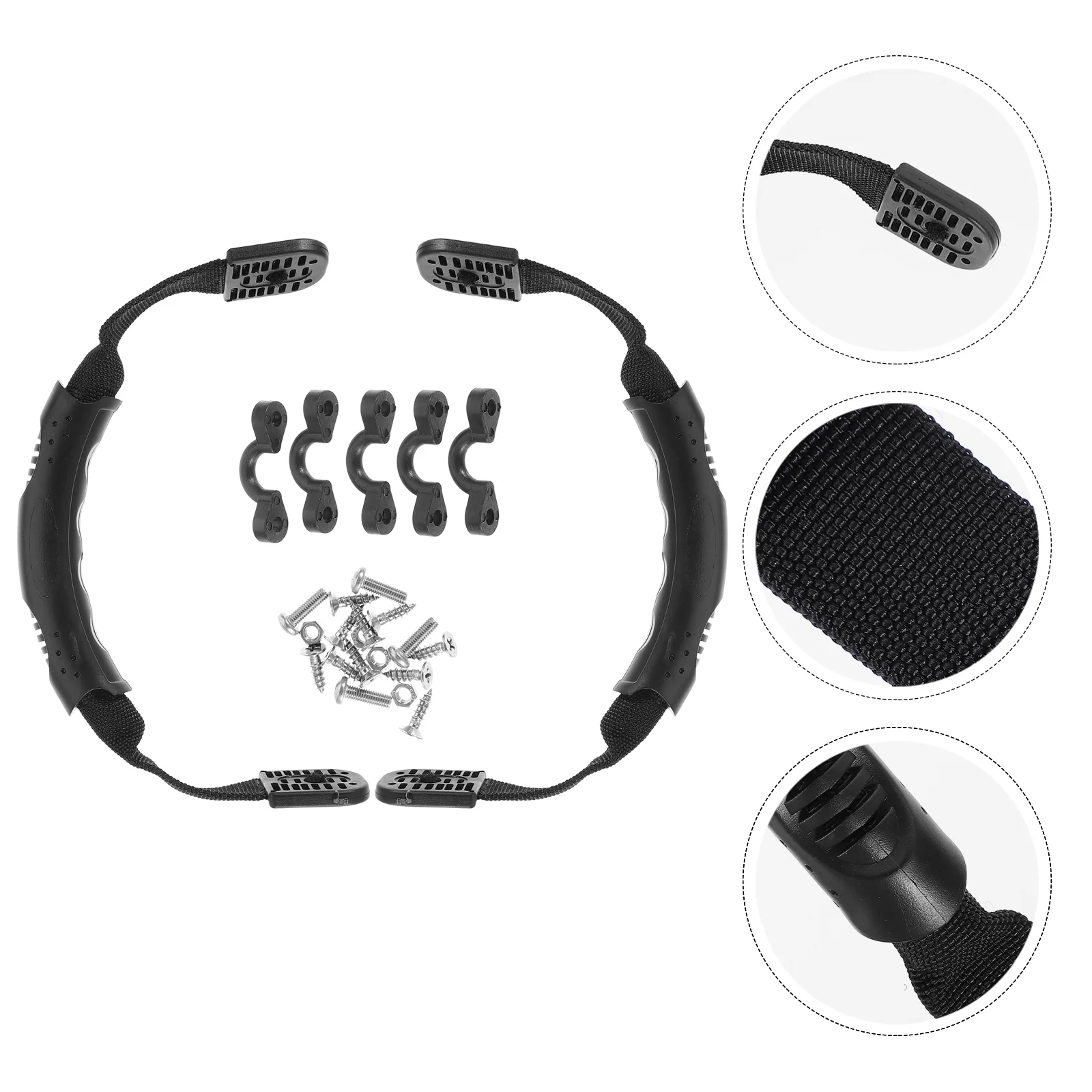 2 s Kayak Canoe Handle Kit High Grade PP Nylon C Buckle Deck Mount Easy Install Rowing Equipment Rubber Boat Carry Move
2 s Kayak Canoe Handle Kit High Grade PP Nylon C Buckle Deck Mount Easy Install Rowing Equipment Rubber Boat Carry Move