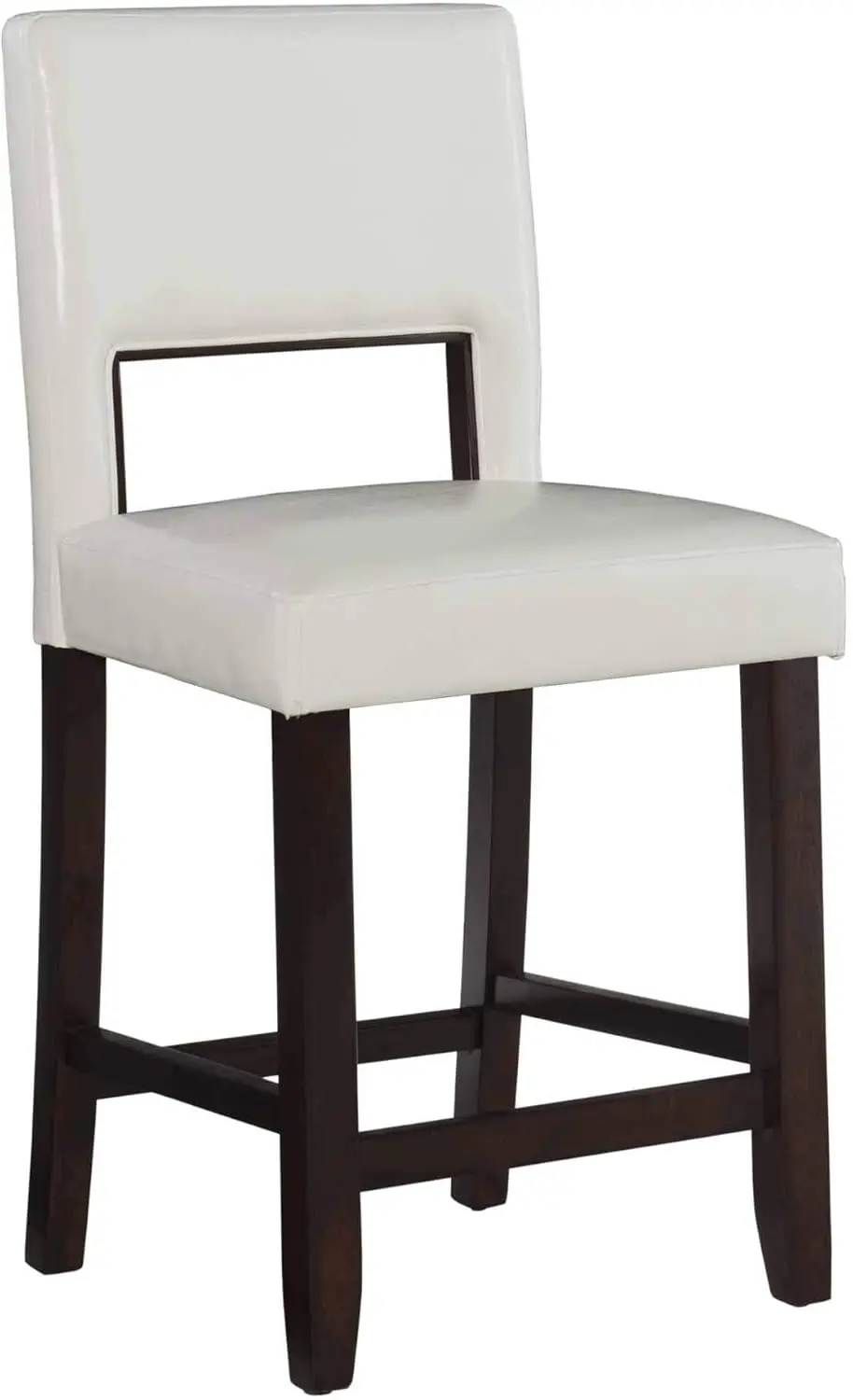 Vega White Counter Stool with 24 Inch Seat Height
Vega White Counter Stool with 24 Inch Seat Height