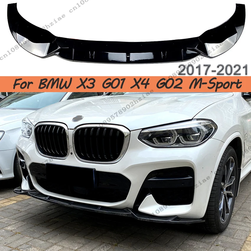 Car Front Lip Chin Bumper Spoiler Diffuser Guard Cover For BMW X3 X4 G01 G02 M-Pack 2017-2021 Front Bumper Splitters Tuning
Car Front Lip Chin Bumper Spoiler Diffuser Guard Cover For BMW X3 X4 G01 G02 M-Pack 2017-2021 Front Bumper Splitters Tuning