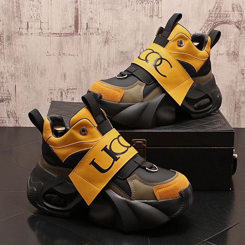 New Arrival Men Fashion Casual Ankle Boots Spring Autumn Luxury Designer Youth Trending Thick Bottom Hook&Loop Chunky Sneakers
New Arrival Men Fashion Casual Ankle Boots Spring Autumn Luxury Designer Youth Trending Thick Bottom Hook&Loop Chunky Sneakers