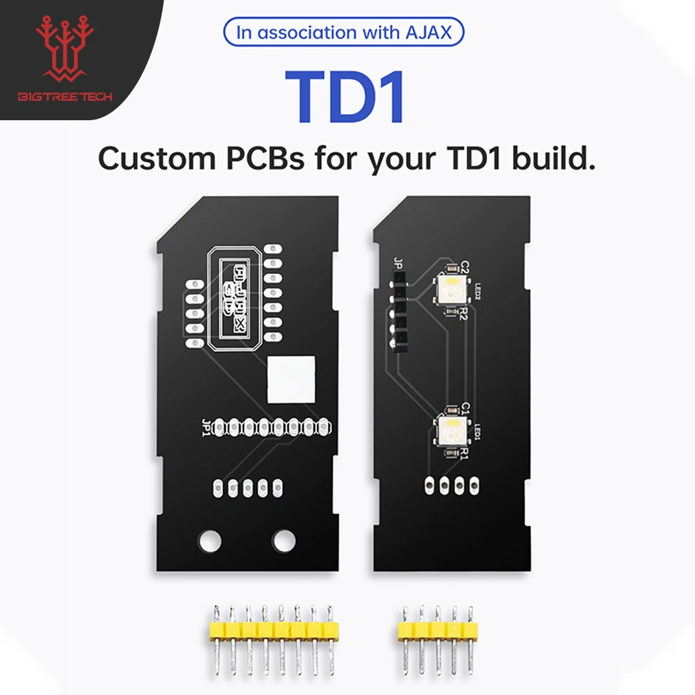BIGTREETECH TD1 PCBs Board Measured Transmission Distance and Color into HueForge 3D Printer Parts In Association with AJAX 
BIGTREETECH TD1 PCBs Board Measured Transmission Distance and Color into HueForge 3D Printer Parts In Association with AJAX