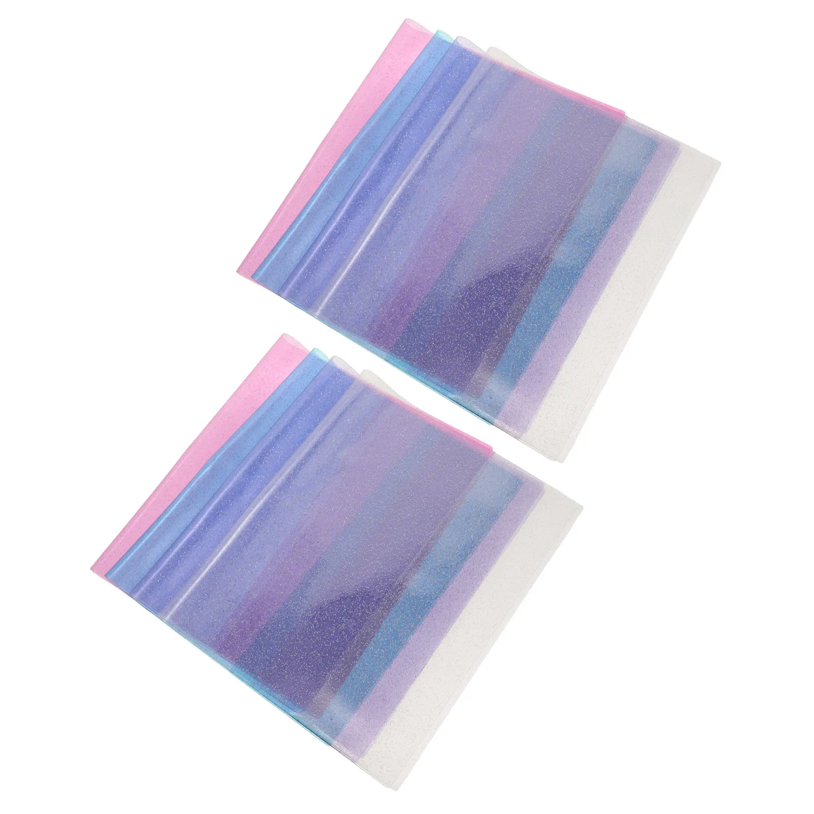 8Pack Glitter Notebook Cover Transparent Jelly Sleeve Waterproof Dustproof Protective Planner Cover for Journals
8Pack Glitter Notebook Cover Transparent Jelly Sleeve Waterproof Dustproof Protective Planner Cover for Journals