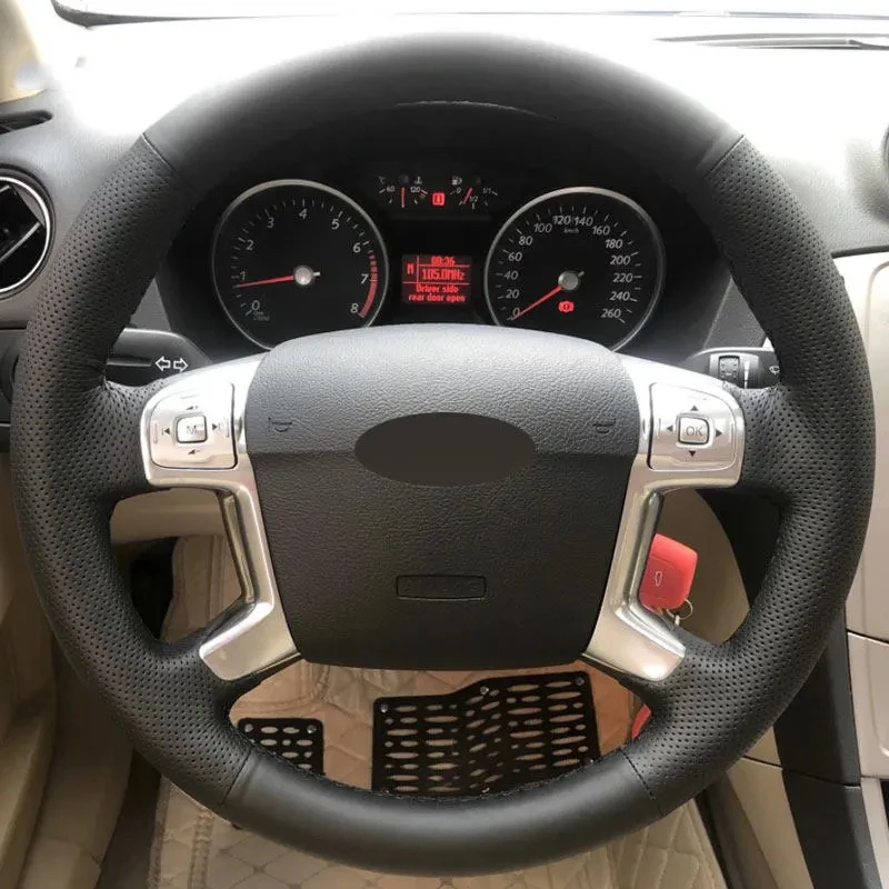 For Ford Mondeo 2007-2014 Galaxy 2006-2015 S-Max 2006-2014 Hand Braids on Car Steering Wheel Cover Perforated Leather Trim Black
For Ford Mondeo 2007-2014 Galaxy 2006-2015 S-Max 2006-2014 Hand Braids on Car Steering Wheel Cover Perforated Leather Trim Black