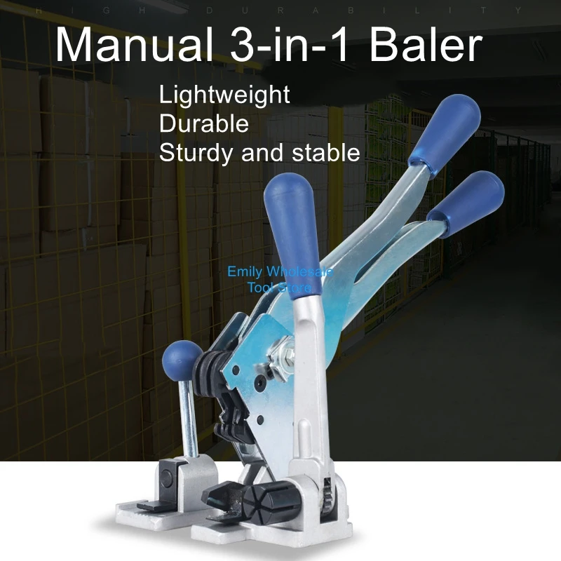 ST13 manual baler manual 3 in 1 baler PP belt automatic plastic belt strapping machine
ST13 manual baler manual 3 in 1 baler PP belt automatic plastic belt strapping machine