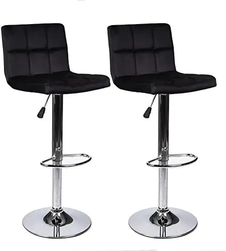 Set of 2 Grey Velvet Fabric Armless Chair Adjustable Swivel Gaslift Stool Board game Recliner chair Full bed frame Golf bag
Set of 2 Grey Velvet Fabric Armless Chair Adjustable Swivel Gaslift Stool Board game Recliner chair Full bed frame Golf bag