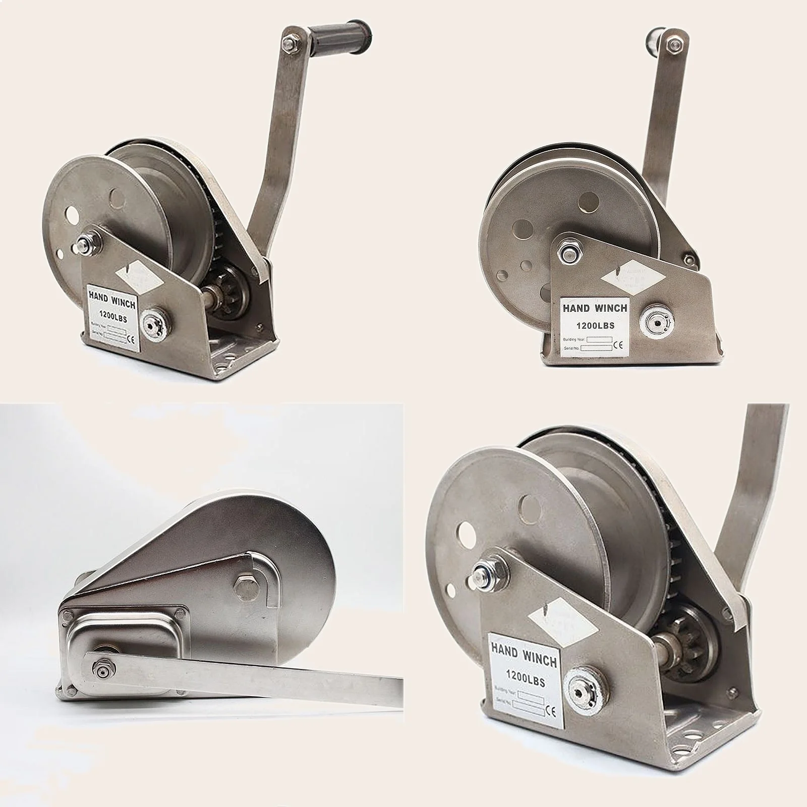 304 Stainless Steel 1200Lbs Two-Way Self-Locking Manual Hand Winch Anti-Rust Lifting Tool
304 Stainless Steel 1200Lbs Two-Way Self-Locking Manual Hand Winch Anti-Rust Lifting Tool
