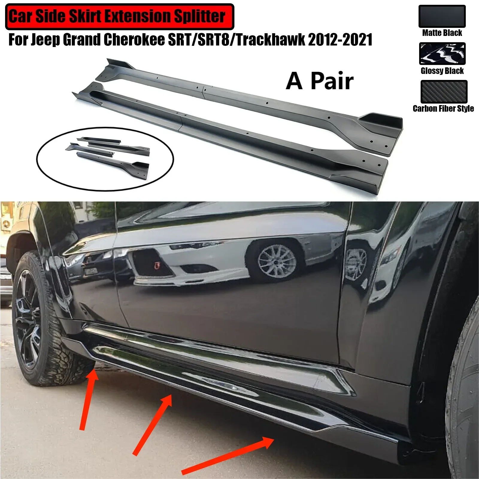 Автомобильный Разветвитель для боковой юбки Jeep Grand Cherokee, модель 2012-2021 года, 4 шт.
Автомобильный Разветвитель для боковой юбки Jeep Grand Cherokee, модель 2012-2021 года, 4 шт.