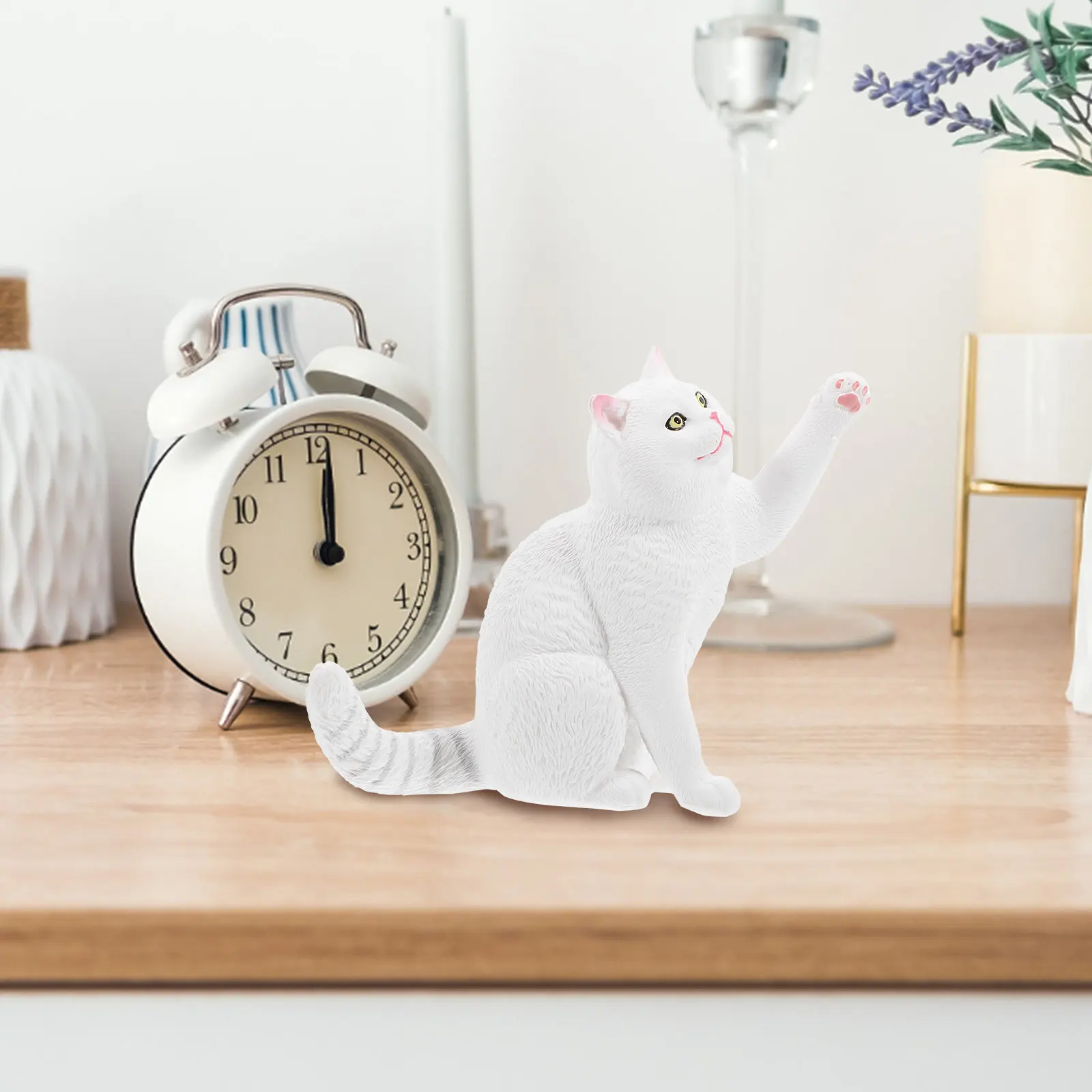 British Shorthair Cat Statue Exquisite Cartoon Design Lifelike Detail Desktop Tabletop Decoration for Cat Lovers Collectors
British Shorthair Cat Statue Exquisite Cartoon Design Lifelike Detail Desktop Tabletop Decoration for Cat Lovers Collectors