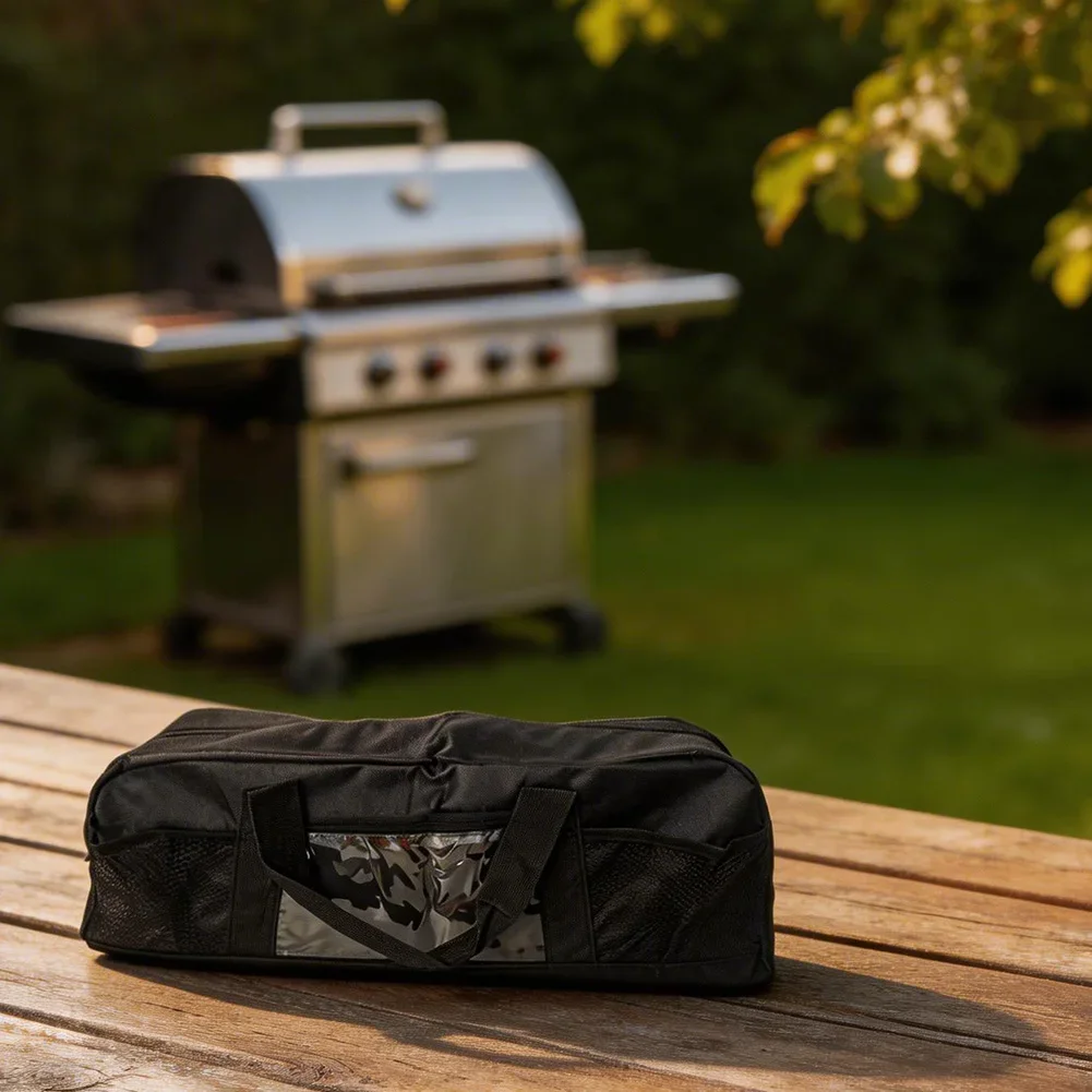 Portable For BBQ Tool Organizer Bag With Multiple Compartments For Grilling Utensils Picnic Cooking And Road Trips
Portable For BBQ Tool Organizer Bag With Multiple Compartments For Grilling Utensils Picnic Cooking And Road Trips