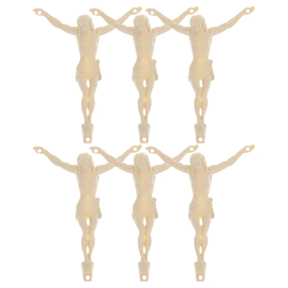 6pcs Jesus Decorative Ornaments DIY Accessories Plastic Statue Home Craft Religious Figurine Sculpture Manual
6pcs Jesus Decorative Ornaments DIY Accessories Plastic Statue Home Craft Religious Figurine Sculpture Manual