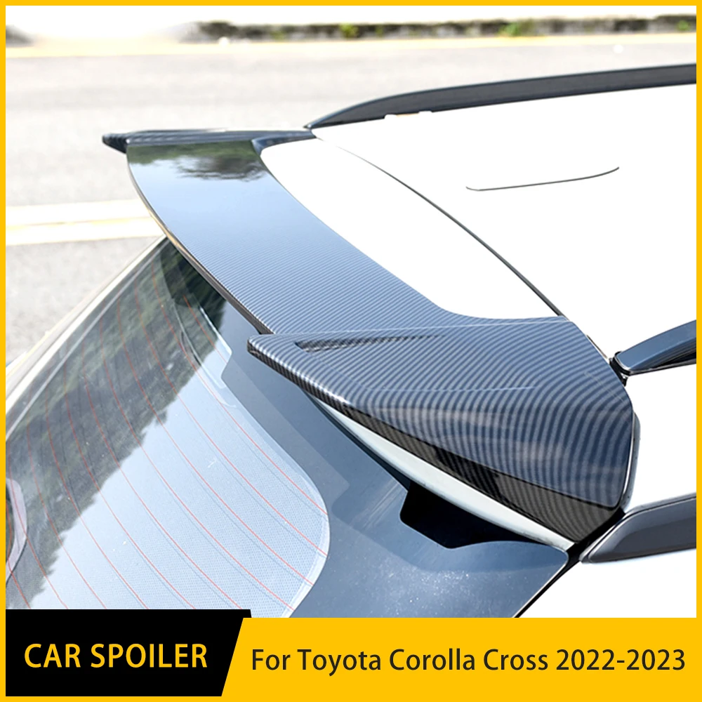 For Toyota Corolla Cross Car Body Styling Rear Tail Spoiler High Quality Black ABS Plastic Wing Rear Trunk Accessories 2022-2023
For Toyota Corolla Cross Car Body Styling Rear Tail Spoiler High Quality Black ABS Plastic Wing Rear Trunk Accessories 2022-2023