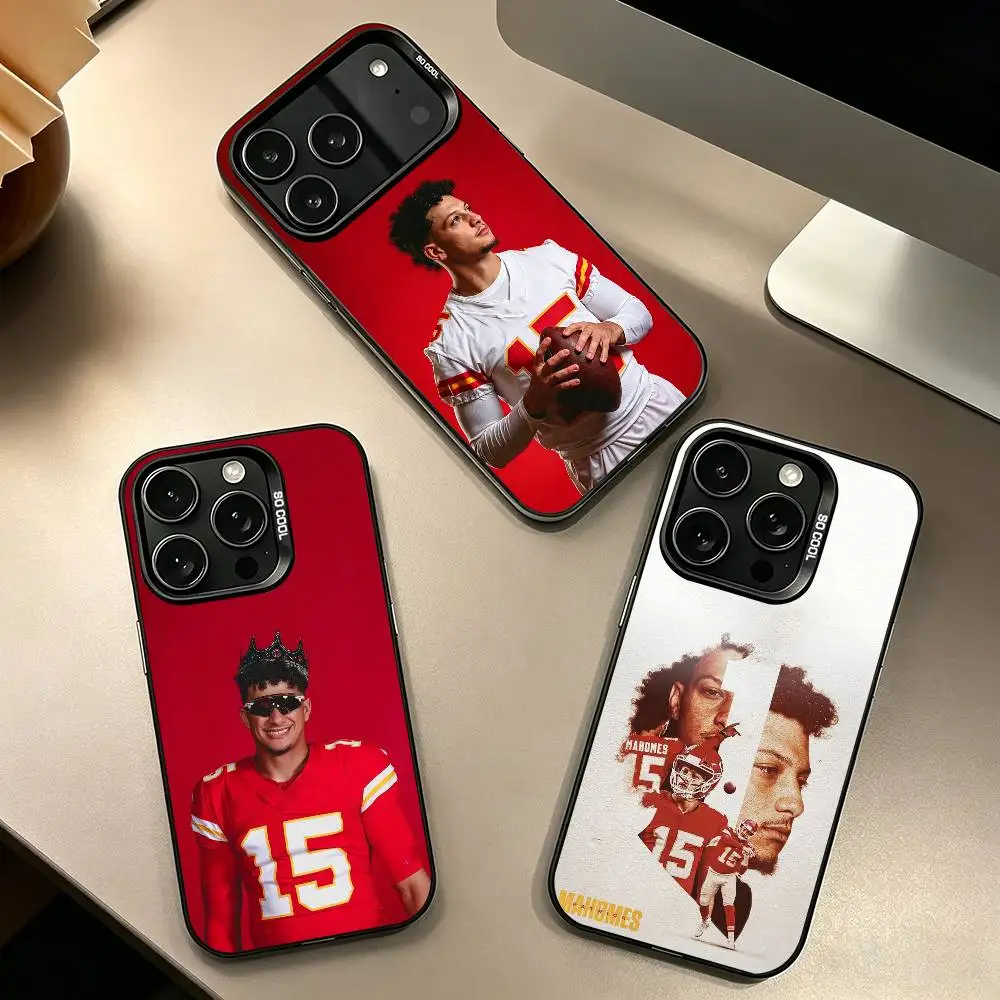 American Football Patrick M-Mahomes Phone Case For iPhone 17,16,15,14,13,12,11Plus,Pro Max,XS,Colored Silver Plated Inside Cover
American Football Patrick M-Mahomes Phone Case For iPhone 17,16,15,14,13,12,11Plus,Pro Max,XS,Colored Silver Plated Inside Cover