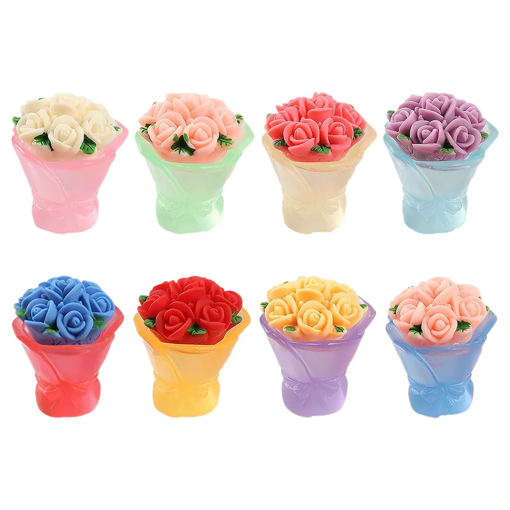 8 Pcs Mini Rose Bouquet Artificial Flowers Realistic DIY Compact Small Spaces Desk Bookshelf Faux Plants Dollhouse Pot
8 Pcs Mini Rose Bouquet Artificial Flowers Realistic DIY Compact Small Spaces Desk Bookshelf Faux Plants Dollhouse Pot