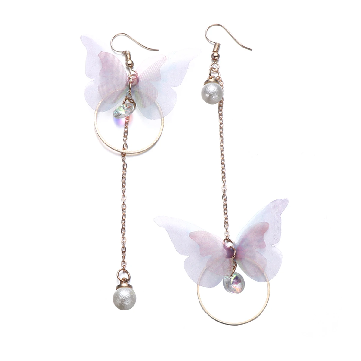 Butterfly Wing Hollow Circle Hook Delicate Polished Alloy Asymmetric Earrings Charm Look Dangles Dangle Earrings Gift
Butterfly Wing Hollow Circle Hook Delicate Polished Alloy Asymmetric Earrings Charm Look Dangles Dangle Earrings Gift