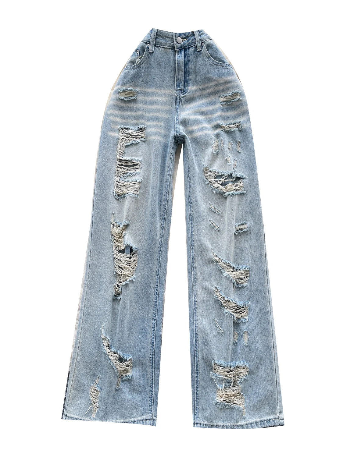 Светло-голубые джинсовые джинсы в стиле ретро Spicy Girl с высокой талией, женские осенние потертые потертые брюки длиной до пола, прямые брюки для похудения
Светло-голубые джинсовые джинсы в стиле ретро Spicy Girl с высокой талией, женские осенние потертые потертые брюки длиной до пола, прямые брюки для похудения