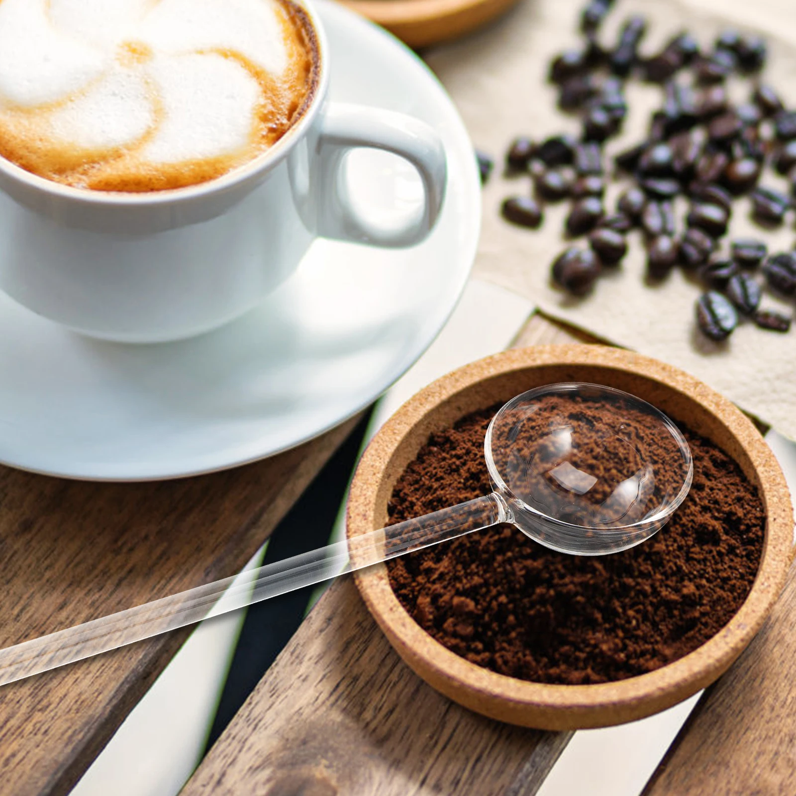 6Pcs Clear Long Handle Glass Spoons Heat Resistant Mixing Spoons for Home Restaurant Bar Coffee Dessert
6Pcs Clear Long Handle Glass Spoons Heat Resistant Mixing Spoons for Home Restaurant Bar Coffee Dessert