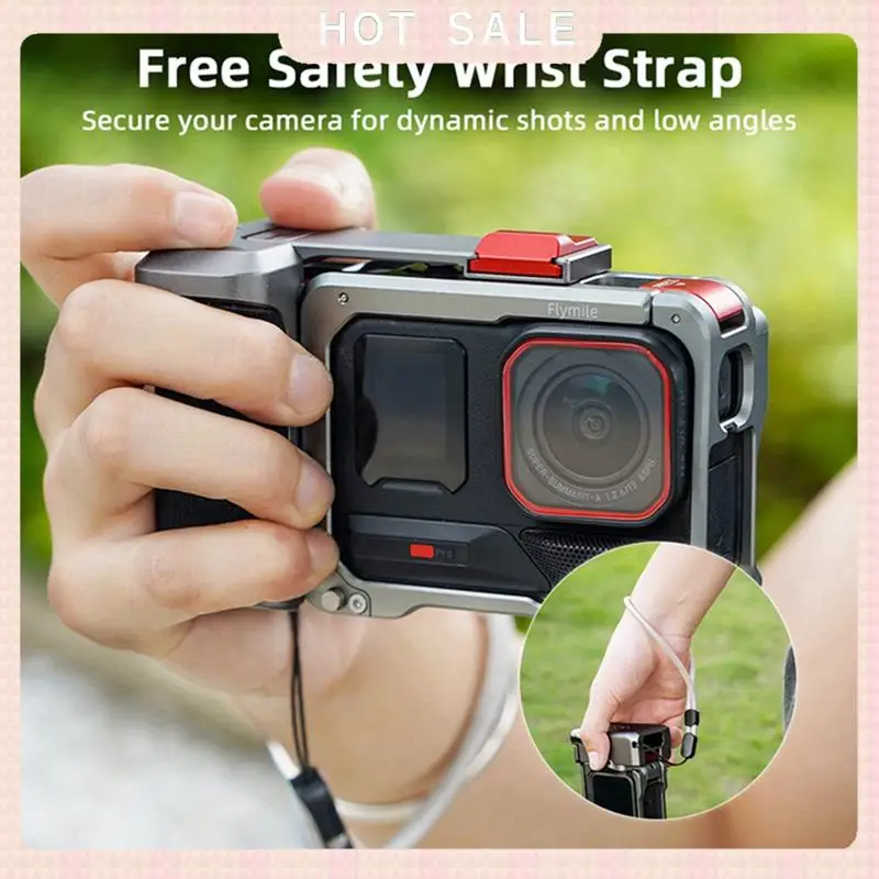 24-Hour Delivery Flymile Cage Metal Vlog Grip Mount For Insta360 Ace 1/Ace Pro 2 Street Photo Quick Release Ergonomic Des
24-Hour Delivery Flymile Cage Metal Vlog Grip Mount For Insta360 Ace 1/Ace Pro 2 Street Photo Quick Release Ergonomic Des
