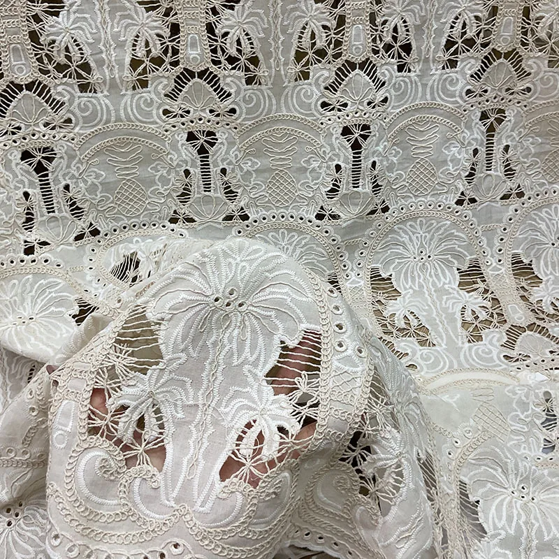100% cotton laser disk rope embroidered fabric with coconut tree design, embroidered hollow fabric for designer fabric sewing
100% cotton laser disk rope embroidered fabric with coconut tree design, embroidered hollow fabric for designer fabric sewing