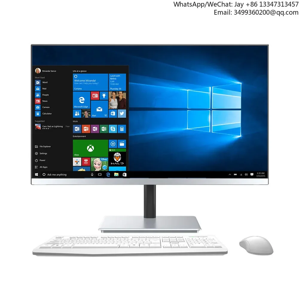 Factory Price Oem 23.8 Inch Aio Computers Pc 4gb 128gb Ssd I5 Wifi Lcd Ips 1920*1080 Office Study Computer All In One Desktop
Factory Price Oem 23.8 Inch Aio Computers Pc 4gb 128gb Ssd I5 Wifi Lcd Ips 1920*1080 Office Study Computer All In One Desktop