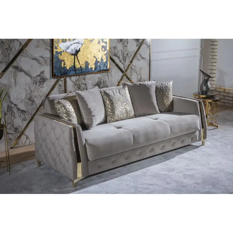 Modern Style Sleeper Sofa Made with Wood in Taupe Color
Modern Style Sleeper Sofa Made with Wood in Taupe Color