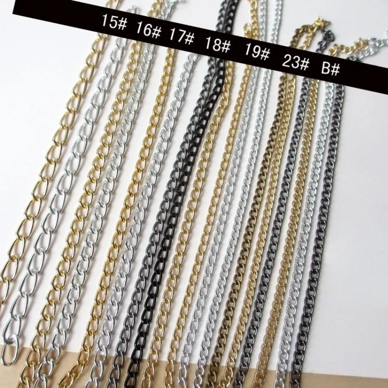 15#-23# Aluminum O-Shaped Chains Various Colors are Available Twist Chain for DIY Jewelry Making Accessory Supplies
15#-23# Aluminum O-Shaped Chains Various Colors are Available Twist Chain for DIY Jewelry Making Accessory Supplies