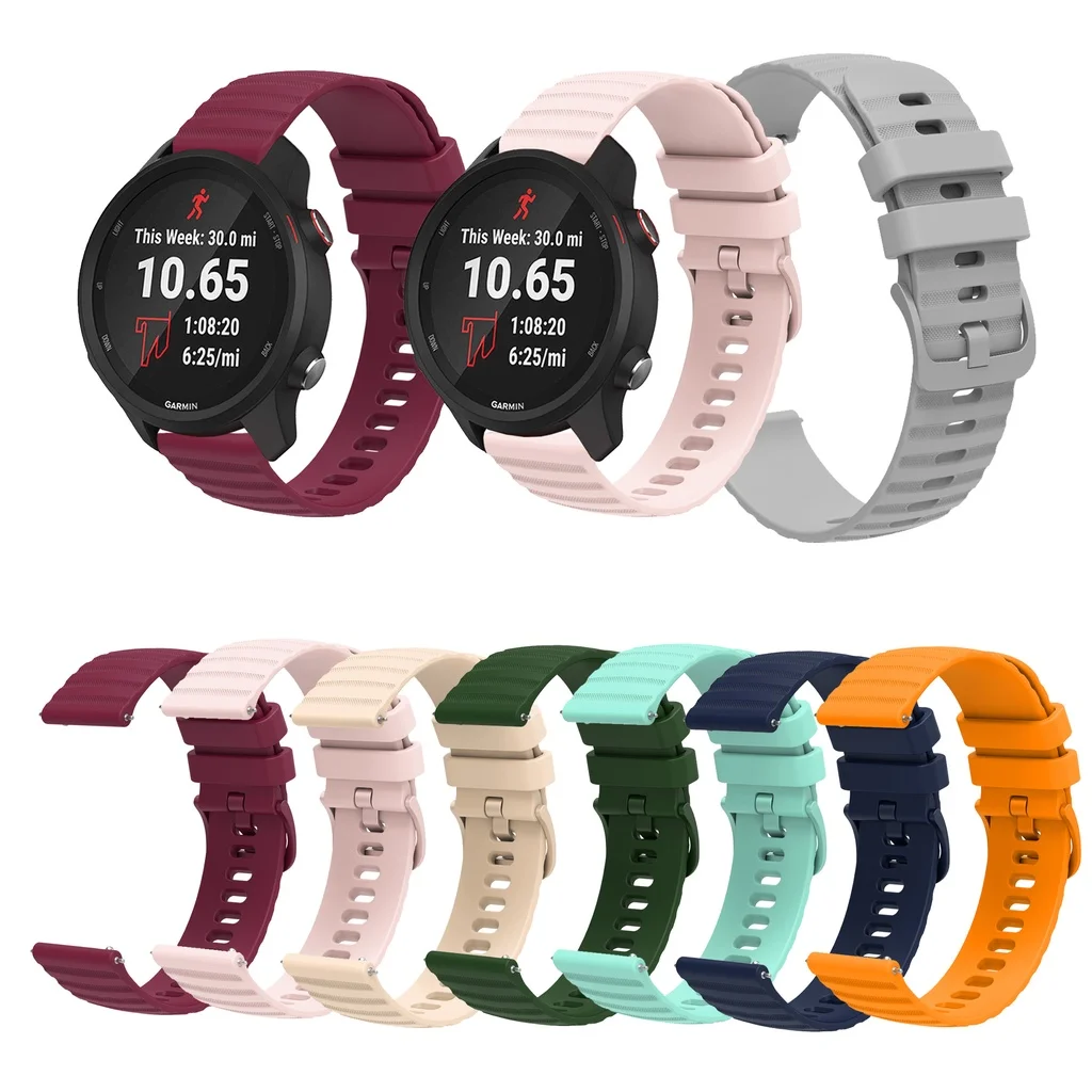 Silicone Strap For Garmin forerunner 245 645 165 158 55 245M 645M Vivoactive 3 Music element Element Sport Band Wristband
Silicone Strap For Garmin forerunner 245 645 165 158 55 245M 645M Vivoactive 3 Music element Element Sport Band Wristband