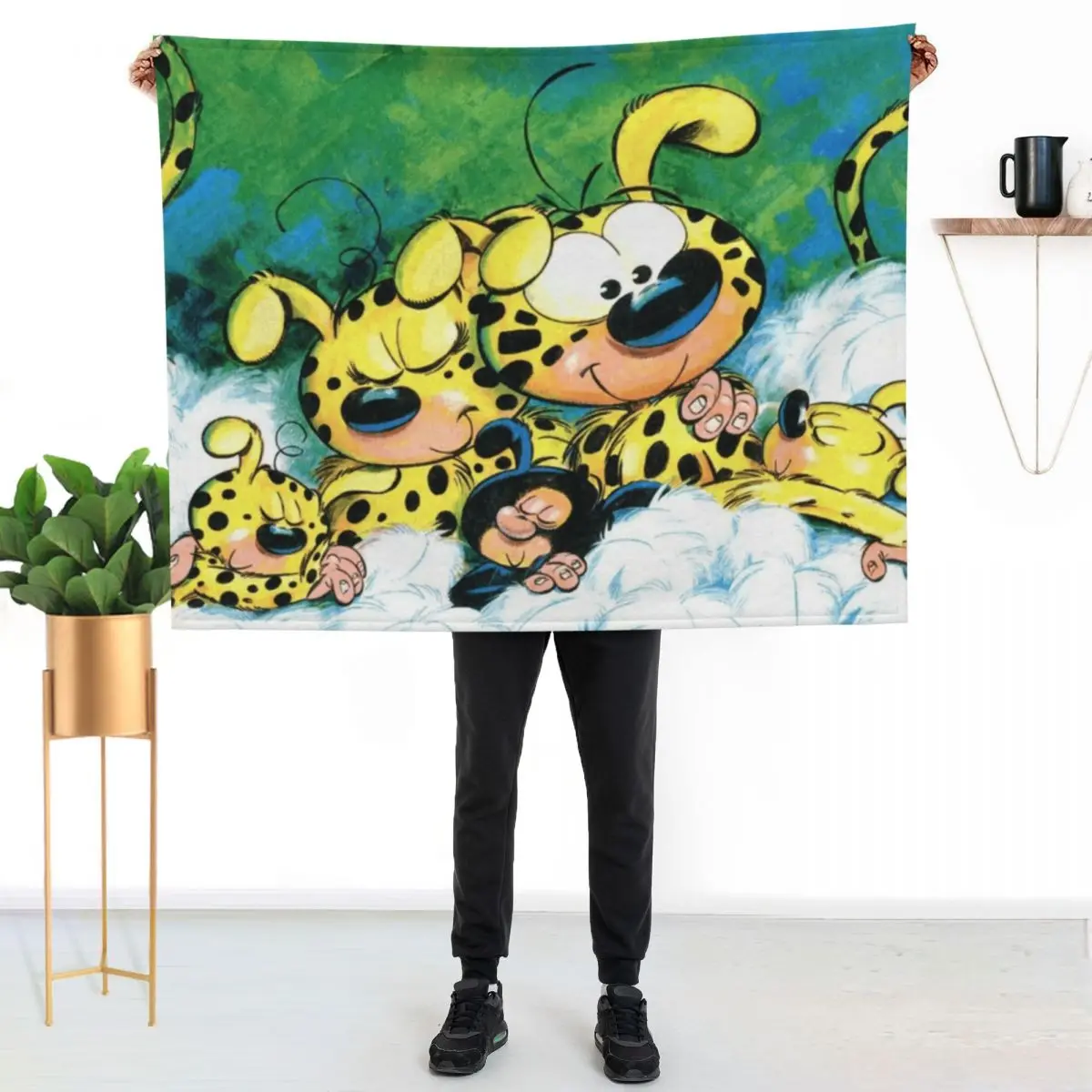 Marsupilami with family sleeping Throw Blanket All Season Lightweight Soft Blanket for Bed
Marsupilami with family sleeping Throw Blanket All Season Lightweight Soft Blanket for Bed
