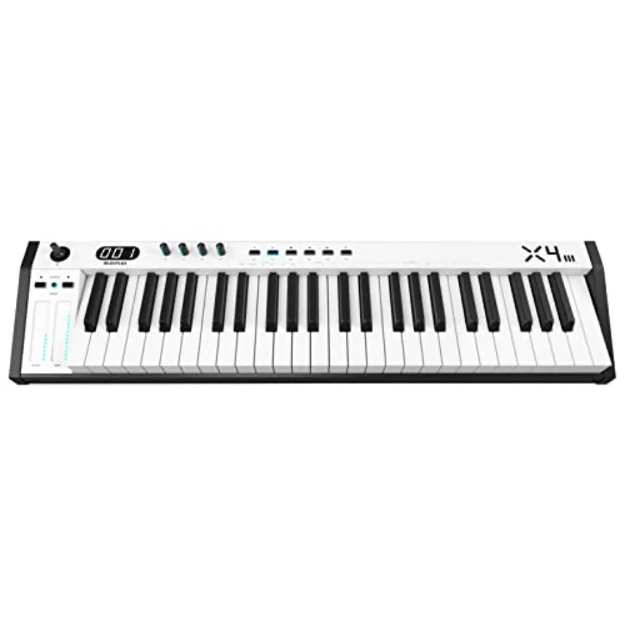 X4 III MIDI Keyboard Controller for music production, plastic body, black color, 25 velocity-sensitive keys with assignable kno
X4 III MIDI Keyboard Controller for music production, plastic body, black color, 25 velocity-sensitive keys with assignable kno