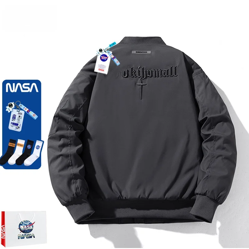Куртка-бомбер унисекс Collaboration 24 Year New American Pilot Jaet Coat для мужчин и женщин, осенне-зимняя, хлопковая, в бейсбольном стиле, верхняя одежда
Куртка-бомбер унисекс Collaboration 24 Year New American Pilot Jaet Coat для мужчин и женщин, осенне-зимняя, хлопковая, в бейсбольном стиле, верхняя одежда