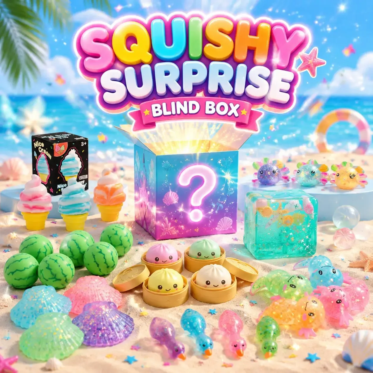 Mystery Box – 2 Draws Per Order | Random 2 Pcs: 4 Maltese Small Buns (Set), Ocean Cube, Maltese Salamander, Watermelon Ball, Gradient Ice Cream, Maltese Goldfish, Maltese Duck, Steamed Bun, Maltese Shell (Blind Box, Uneven Probabilities)
Mystery Box – 2 Draws Per Order | Random 2 Pcs: 4 Maltese Small Buns (Set), Ocean Cube, Maltese Salamander, Watermelon Ball, Gradient Ice Cream, Maltese Goldfish, Maltese Duck, Steamed Bun, Maltese Shell (Blind Box, Uneven Probabilities)