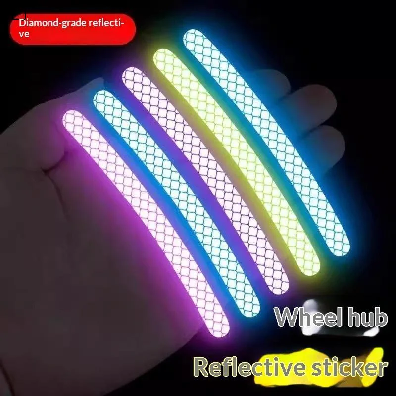 〔E〕20 Strips Rainbow Bicycle Wheel Reflective Stickers Waterproof High Brightness For Night Bike Riding Safety
〔E〕20 Strips Rainbow Bicycle Wheel Reflective Stickers Waterproof High Brightness For Night Bike Riding Safety