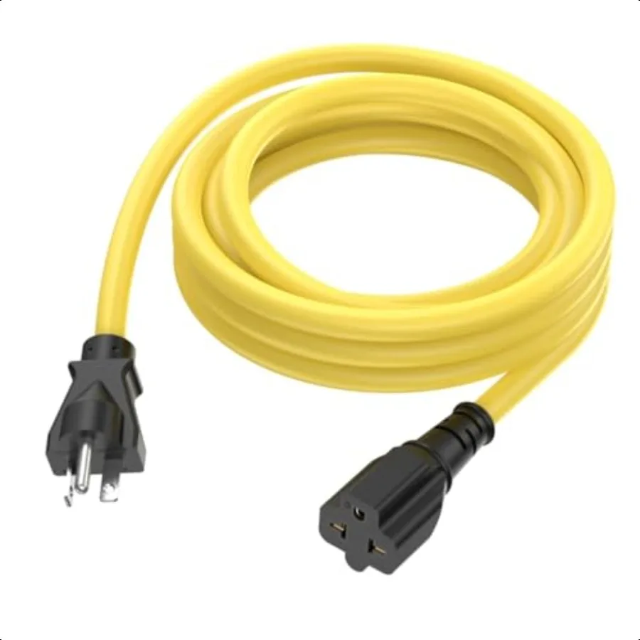 10Ft Nema 620P Extension Cord 20Amp 250Volt Nema 620 Heavy Duty Extension Cable 12AWG 4 in 1 615R 620R 520R 515R T Blade Female
10Ft Nema 620P Extension Cord 20Amp 250Volt Nema 620 Heavy Duty Extension Cable 12AWG 4 in 1 615R 620R 520R 515R T Blade Female