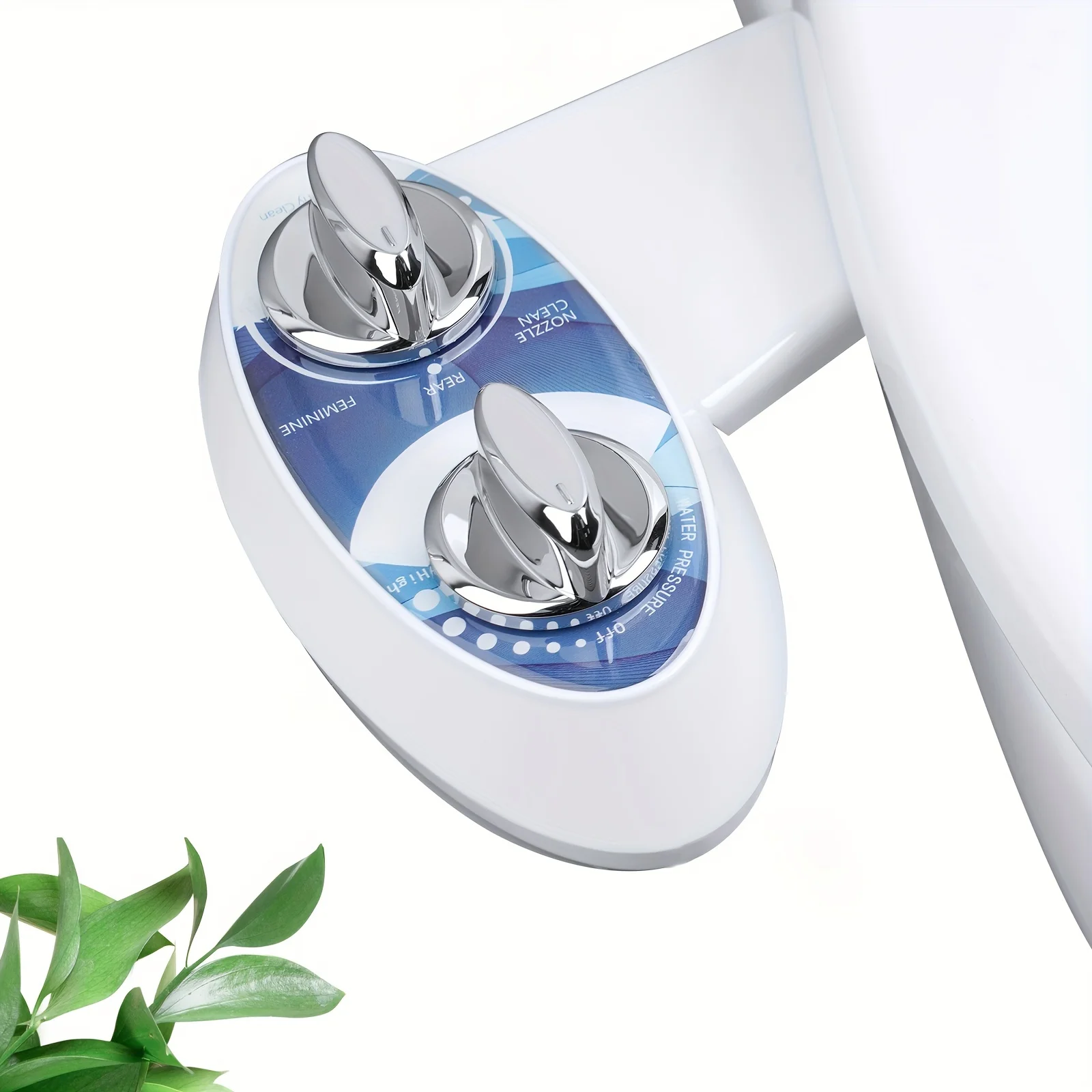 Toilet Bidet Attachment - Self-Cleaning, Dual Nozzle, Non-Electric Bidet Attachment For Toilet Seat, Adjustable Water Pressure, Rear And Feminine Wash (BLUE)
Toilet Bidet Attachment - Self-Cleaning, Dual Nozzle, Non-Electric Bidet Attachment For Toilet Seat, Adjustable Water Pressure, Rear And Feminine Wash (BLUE)