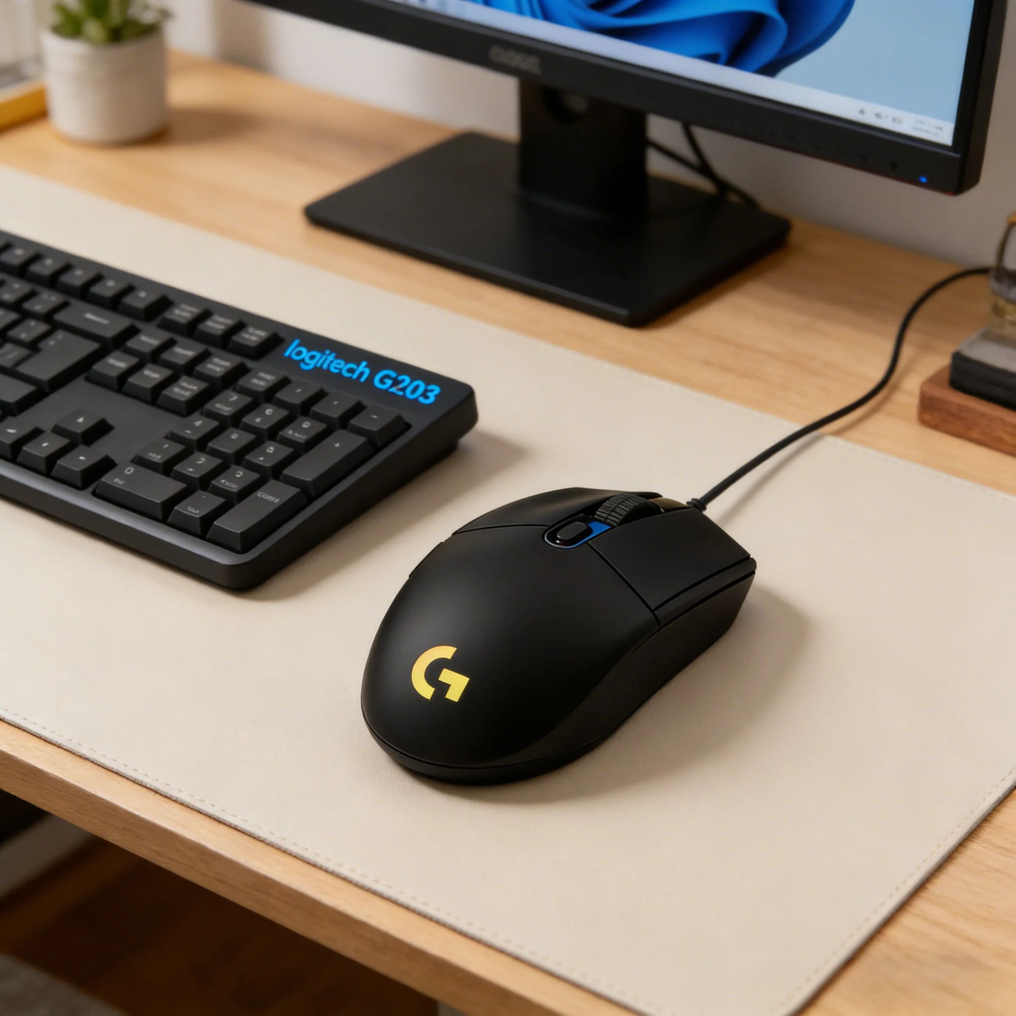 Проводная игровая мышь Logitech G203 LIGHTSYNC RGB, 8000DPI, 6 программируемых кнопок, 1000 Гц, для ПК, ноутбуков, геймеров FPS
Проводная игровая мышь Logitech G203 LIGHTSYNC RGB, 8000DPI, 6 программируемых кнопок, 1000 Гц, для ПК, ноутбуков, геймеров FPS