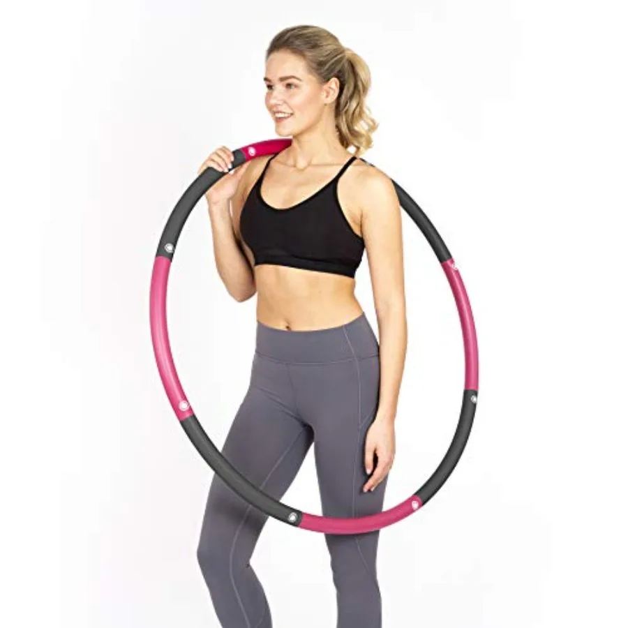 Pinc Active Exercise Fitness Hoop for Adults - Easy to Spin, Premium Quality and Soft Padding Weighted Hoop - Detachable Hoops
Pinc Active Exercise Fitness Hoop for Adults - Easy to Spin, Premium Quality and Soft Padding Weighted Hoop - Detachable Hoops