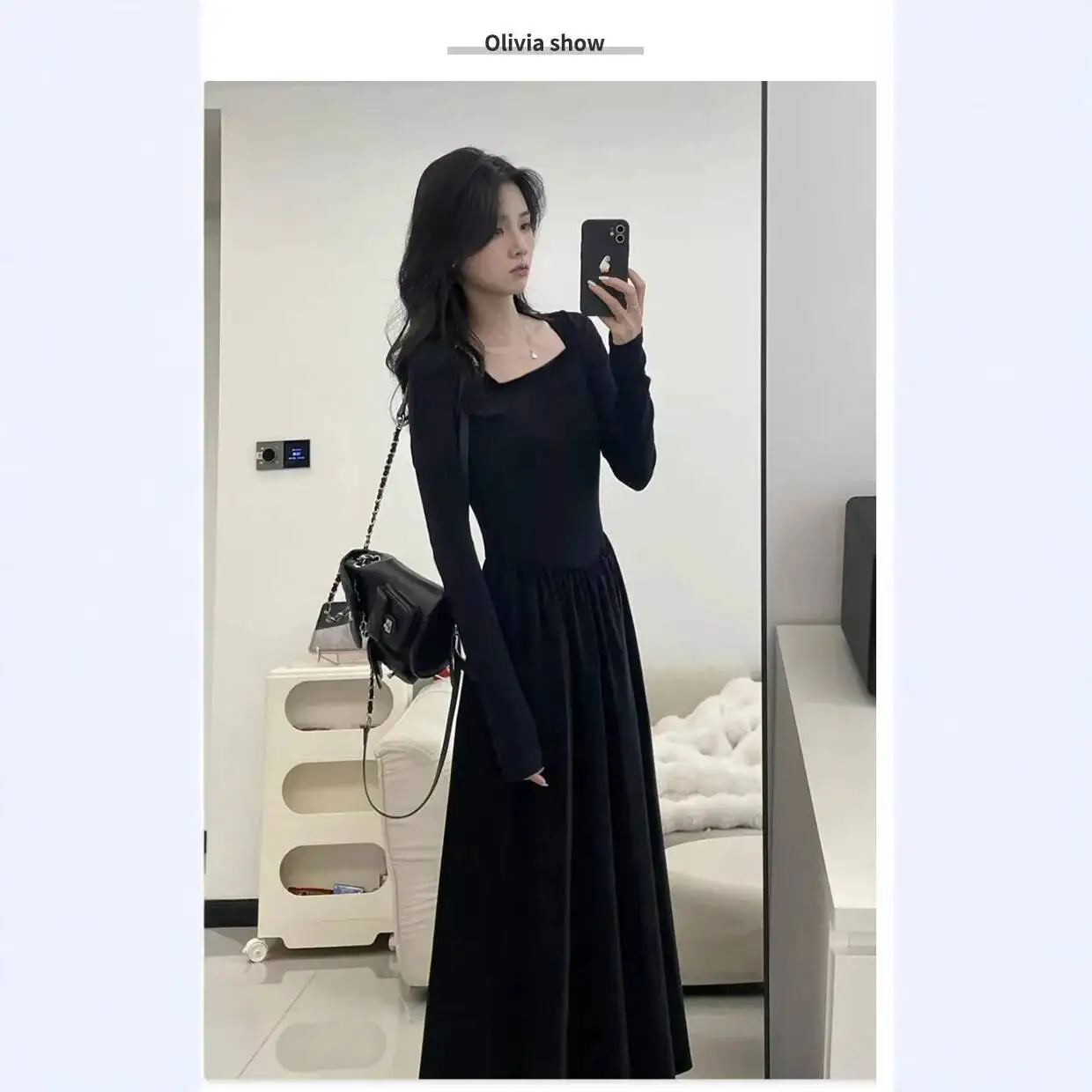 2026 Spring New Women's Dress Style Black Dress Set Inner Long Dress With Stylish Autumn Outfit Design
2026 Spring New Women's Dress Style Black Dress Set Inner Long Dress With Stylish Autumn Outfit Design