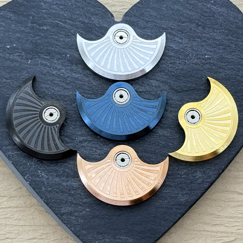 Mod NH35 Movement Rotor Compatible with NH34 NH36 4R35 6R 7S Customized Blue Oscillating Weight Hammers Gold/Silver/Black/Rose
Mod NH35 Movement Rotor Compatible with NH34 NH36 4R35 6R 7S Customized Blue Oscillating Weight Hammers Gold/Silver/Black/Rose