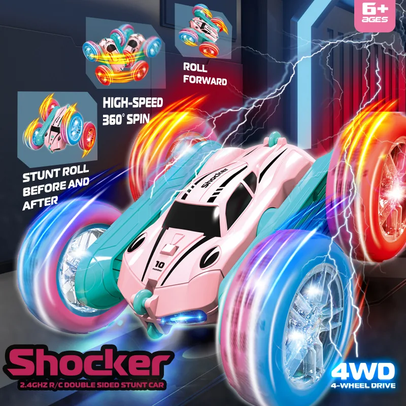 4Wd Rc Drift Car Cool Led Lights 2,4G Радио Пульт Дистанционного Управления Автомобиль Вращающийся на 360 Двусторонний Флип Альпинистский Автомобиль Игрушки Подарки
4Wd Rc Drift Car Cool Led Lights 2,4G Радио Пульт Дистанционного Управления Автомобиль Вращающийся на 360 Двусторонний Флип Альпинистский Автомобиль Игрушки Подарки