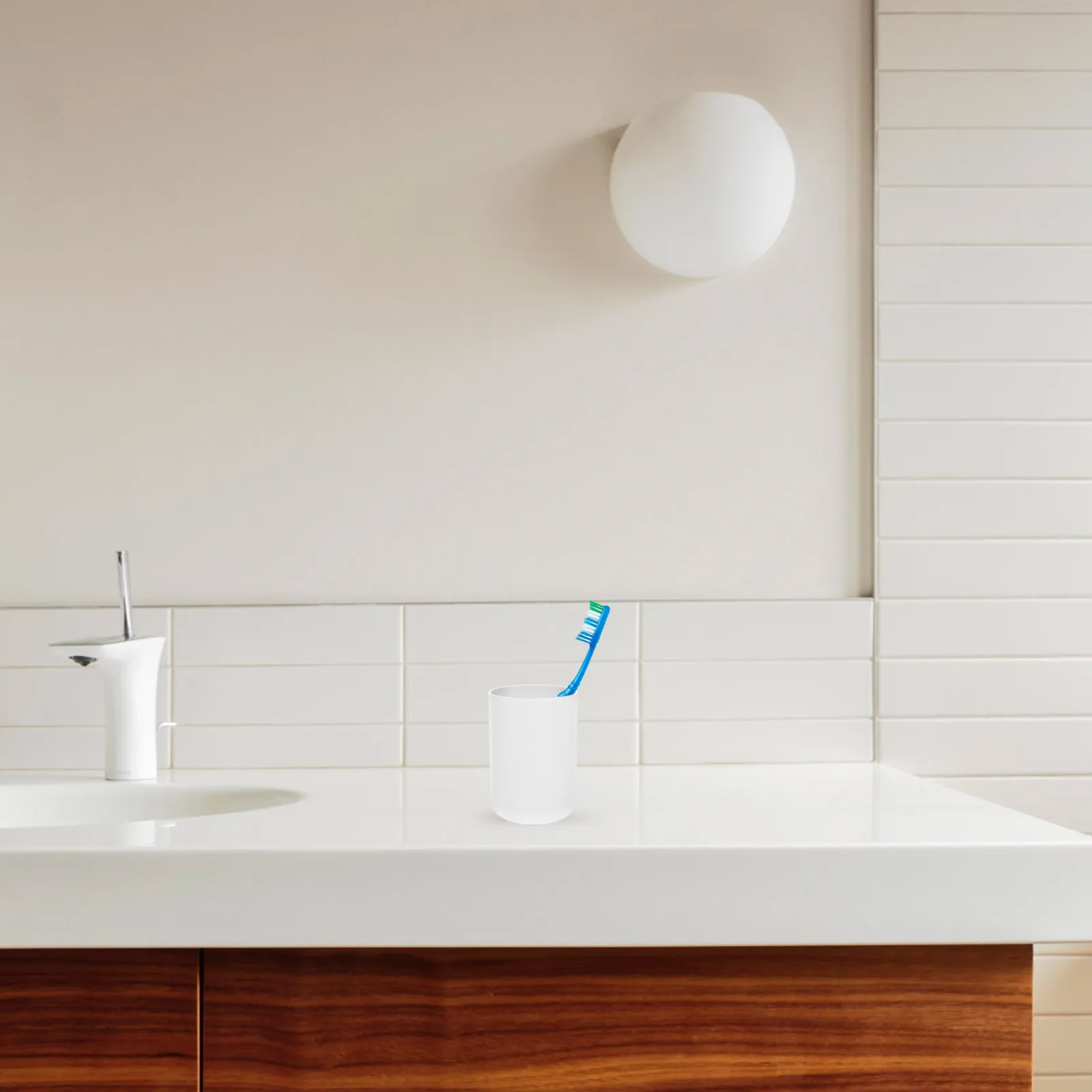 2Pcs Bathroom Tumbler Toothbrush Cups Sturdy PP Material Lightweight Mouthwash Cups Multipurpose Bathroom Storage
2Pcs Bathroom Tumbler Toothbrush Cups Sturdy PP Material Lightweight Mouthwash Cups Multipurpose Bathroom Storage