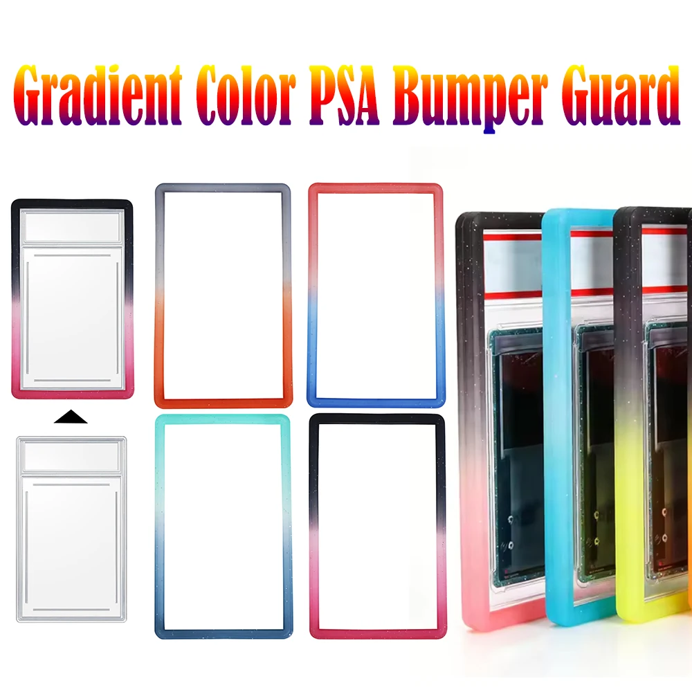 35PT Graded Card Slab Gradient TPU Bumper Case Guard Card Brick Bumper Case Shock Absorption Protector For Collector Protection
35PT Graded Card Slab Gradient TPU Bumper Case Guard Card Brick Bumper Case Shock Absorption Protector For Collector Protection