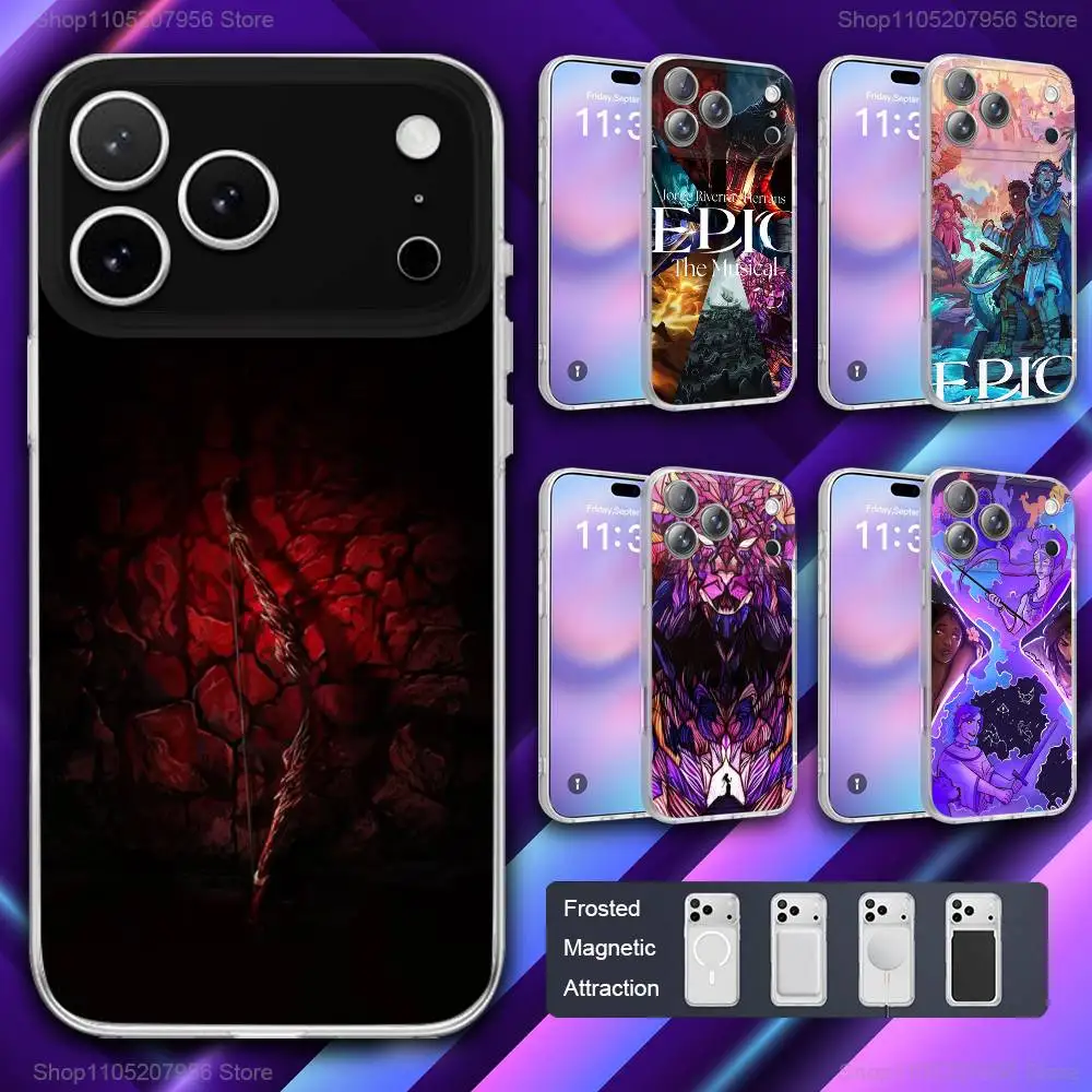 E-Epic The M-Musical Magnetic Frosted Cover Phone Case For iPhone 17,11,16,12,15,14,13,Pro,Plus,E,Max,Air,Mini
E-Epic The M-Musical Magnetic Frosted Cover Phone Case For iPhone 17,11,16,12,15,14,13,Pro,Plus,E,Max,Air,Mini