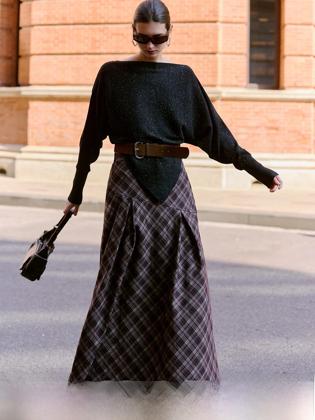 Luna7xi Retro Plaid Asymmetrical A-Line Umbrella Skirt High Waist Slimming Full Skirt Elegance Half-length Women's Skirt
Luna7xi Retro Plaid Asymmetrical A-Line Umbrella Skirt High Waist Slimming Full Skirt Elegance Half-length Women's Skirt